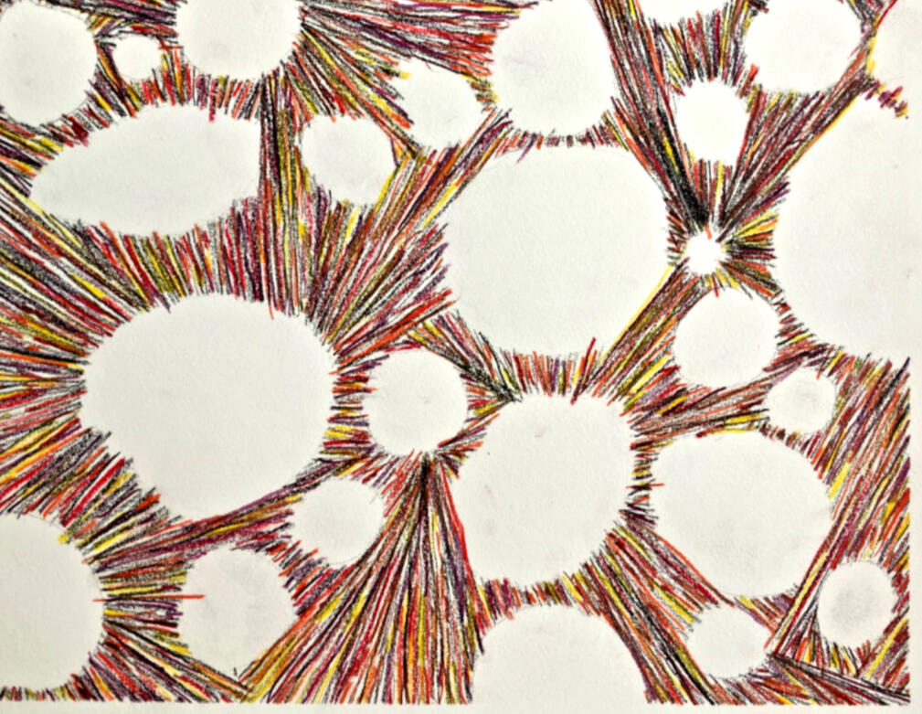 Through Lines / Conte on Arches